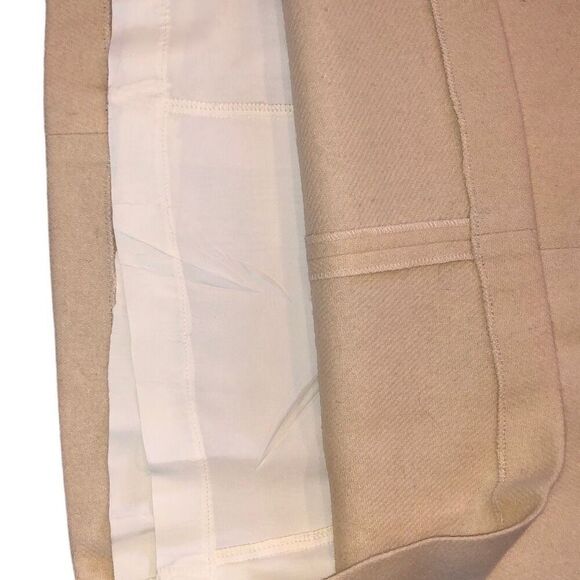 Vintage Breckenridge Wool Skirt A line Cream Size 12 Lined - Picture 8 of 11